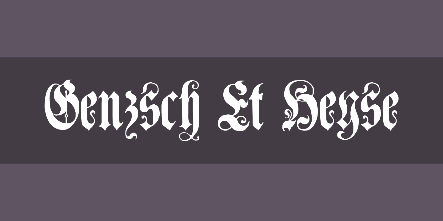 Genzsch Et Heyse